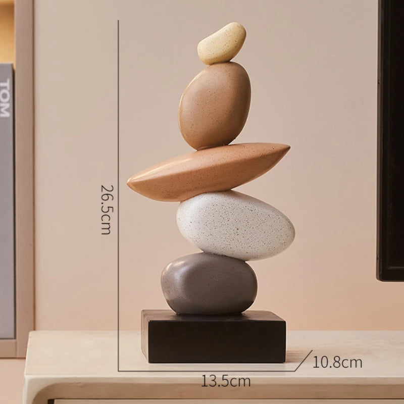 Nordic Sculptures Aesthetic Modern Figurines Living Room Art Minimalist Figurine Resin Creative Sculpture Statue Home Decoration